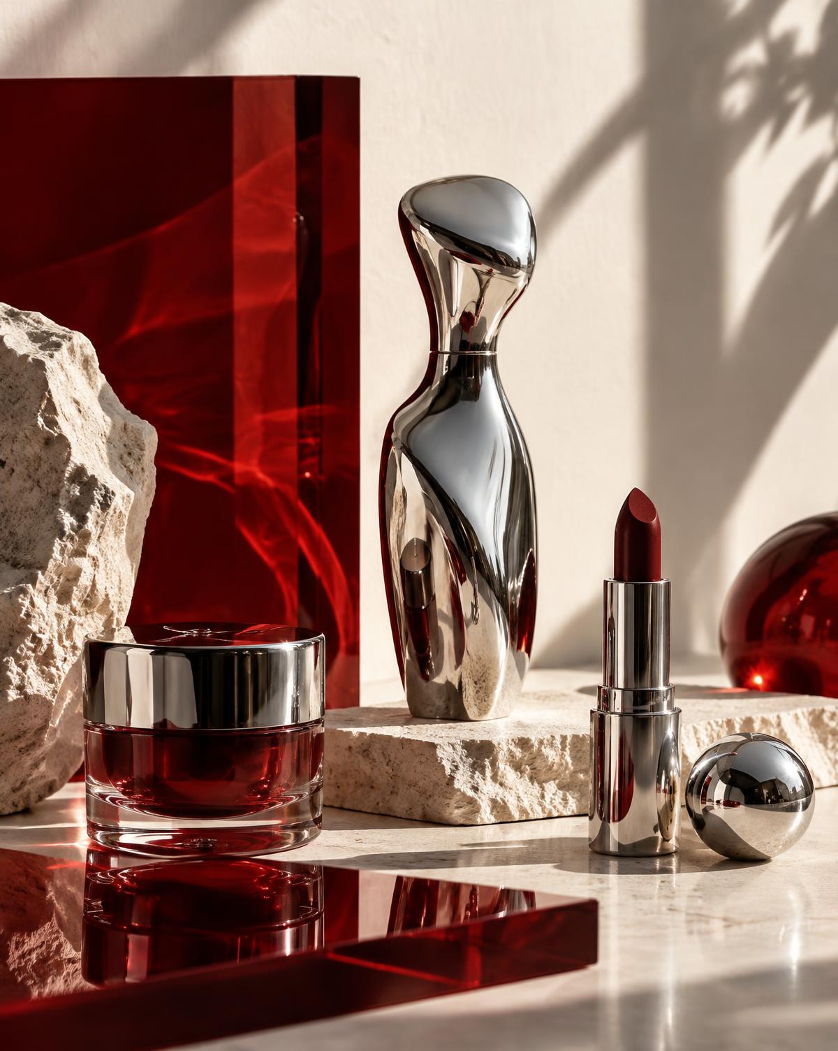 Luxury beauty campaign art direction
